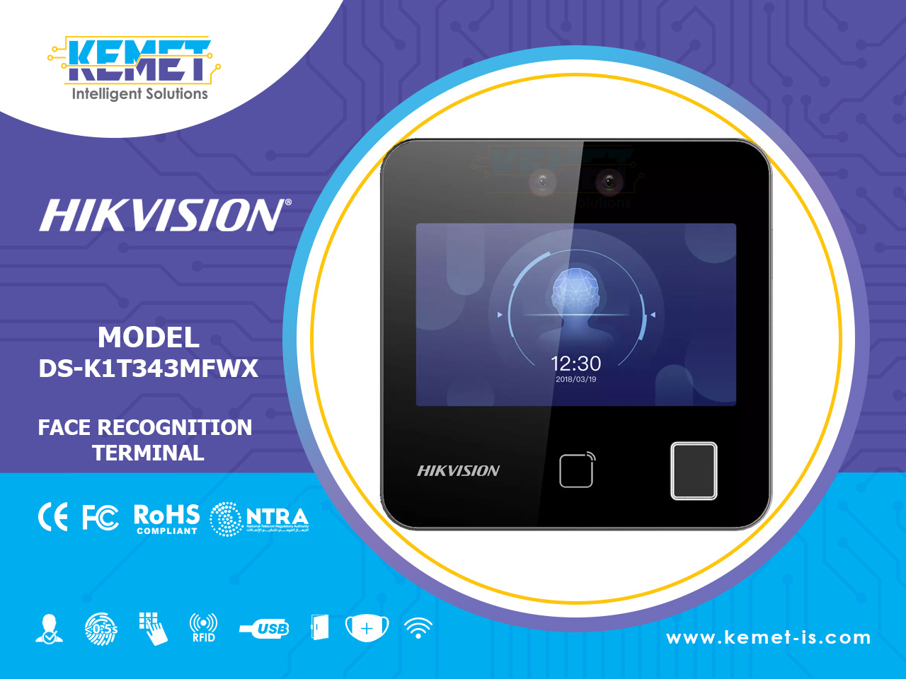 HIKVSION-DS-K1T343MFWX